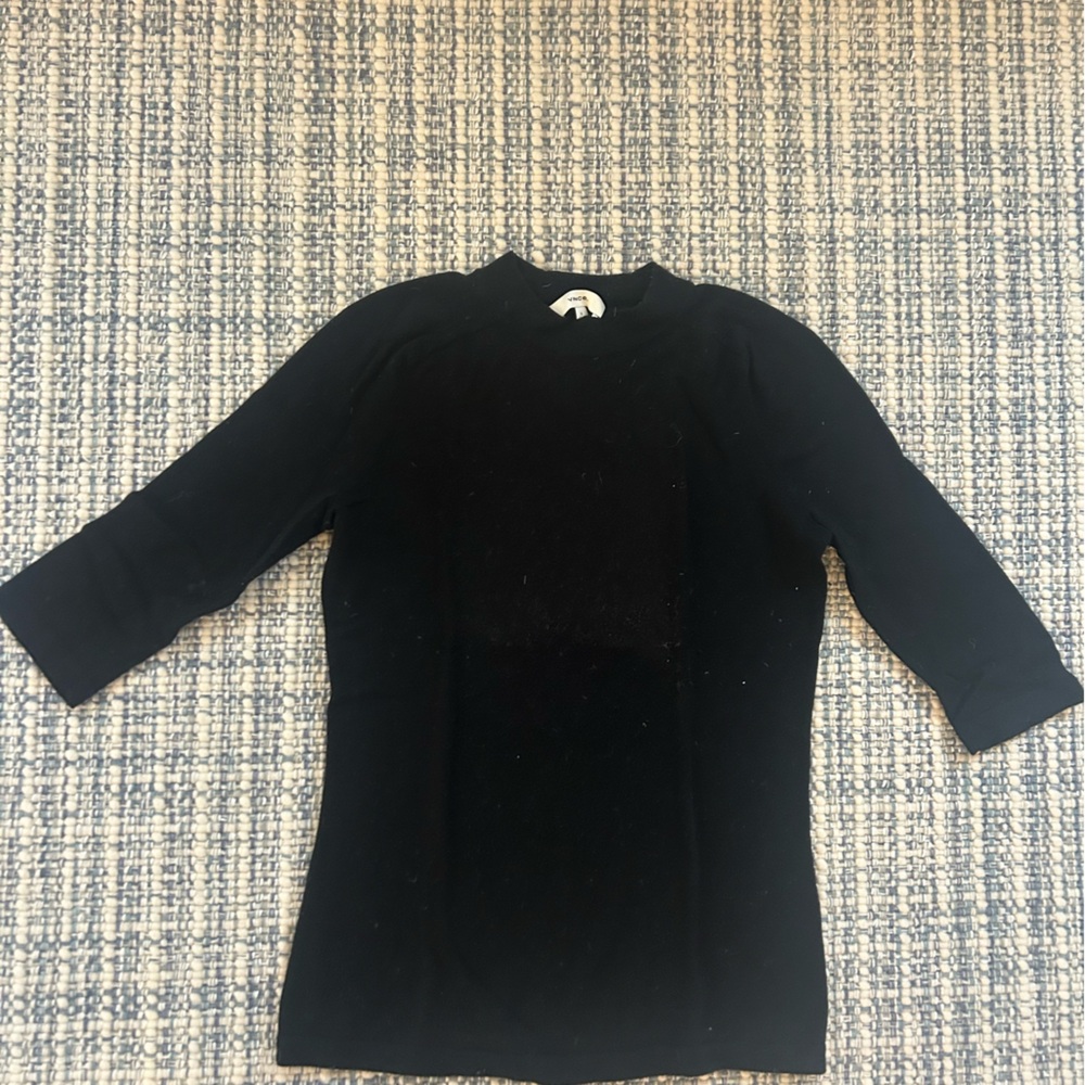 Vince Charcoal Long Sleeve Top